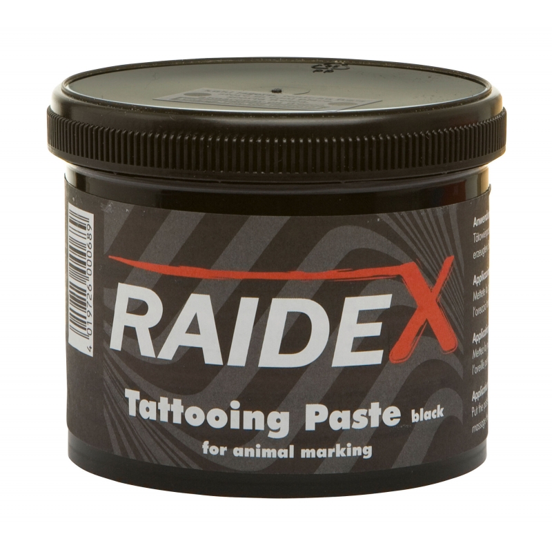 P&acirc;te &agrave; tatouer Raidex 600g noire - 1916