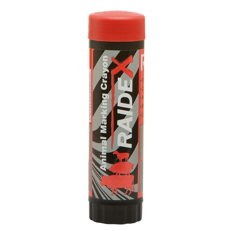 Crayon Raidex plastique rouge - 201