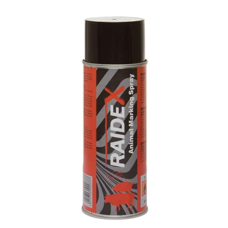 Veemerkspray 400ml/rood Recept. Raidex - 2015