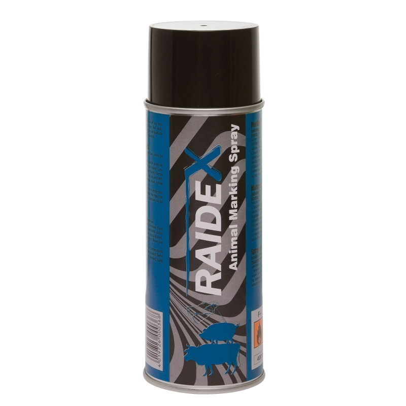 Veemerkspray 400ml/blauw Recept. Raidex - 20152