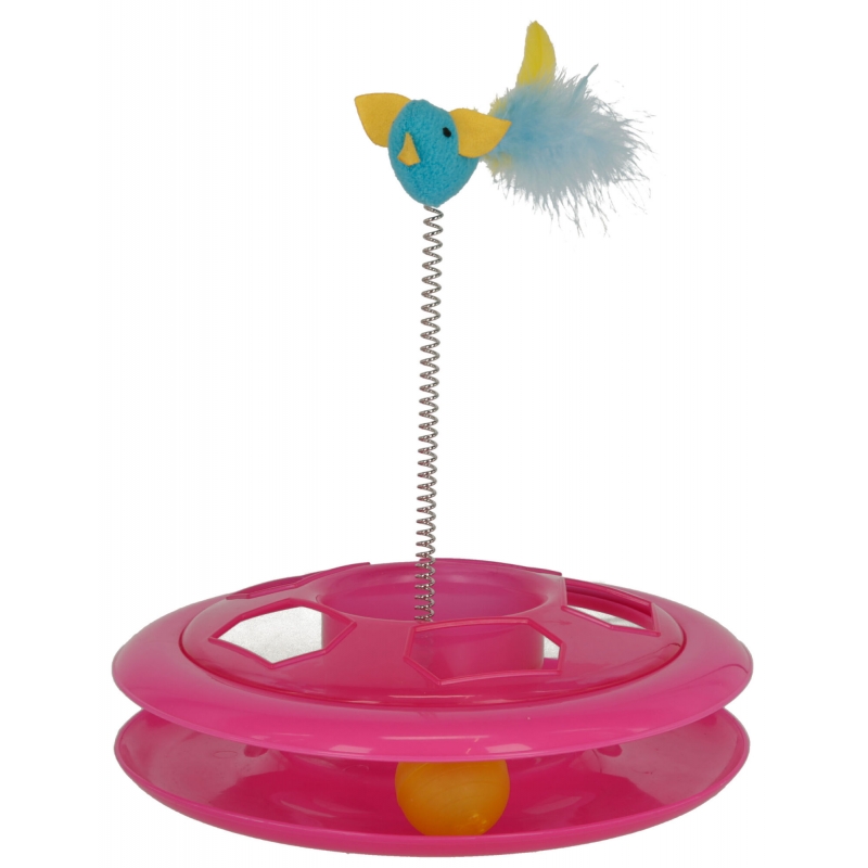Speedy Wheel kattenspeel- goed &oslash; 26 cm, pink - 80997