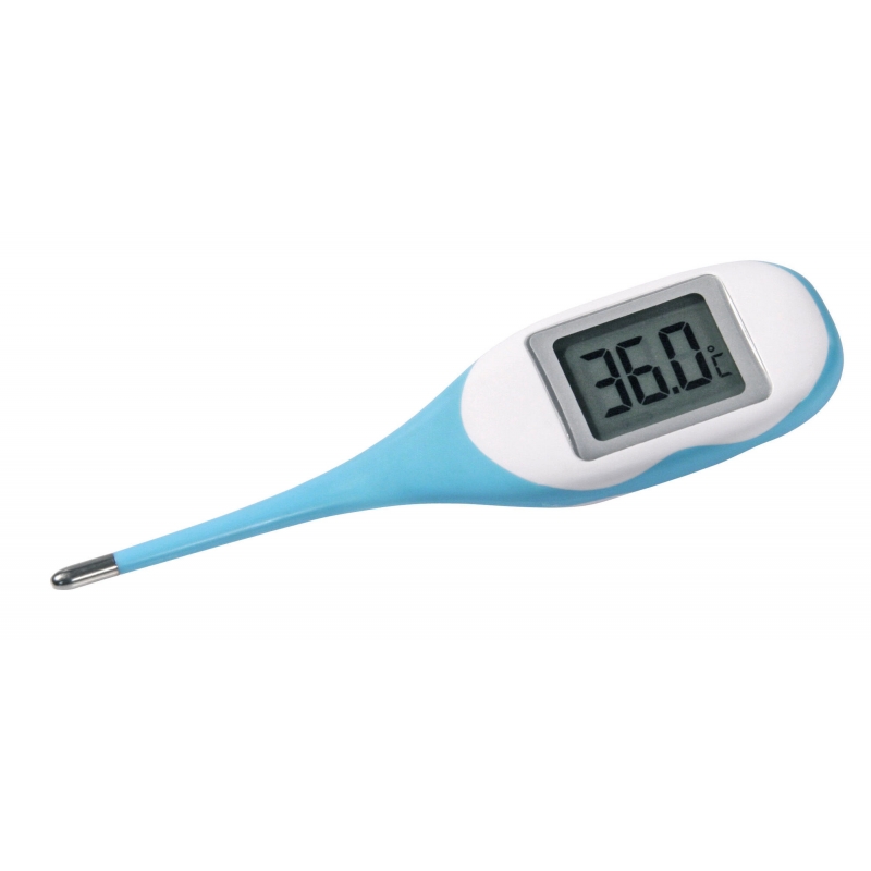 Koortsthermometer, watervast, flexibele sonde, groot display - 2130