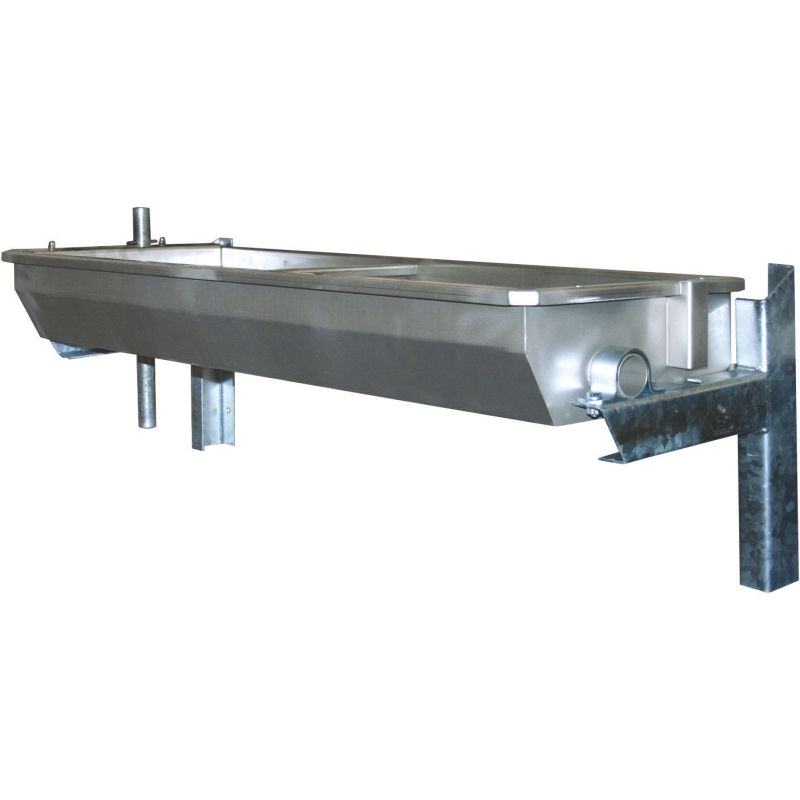 Abreuvoir basculant 1,0m chauffage 100 W, fixation mur - 221019