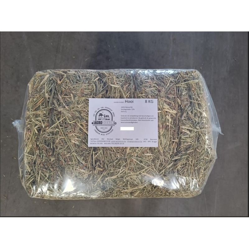 FOIN SEC en plastique 8KG agrodieren.be - HOOI-DROOG-8KG-LOS