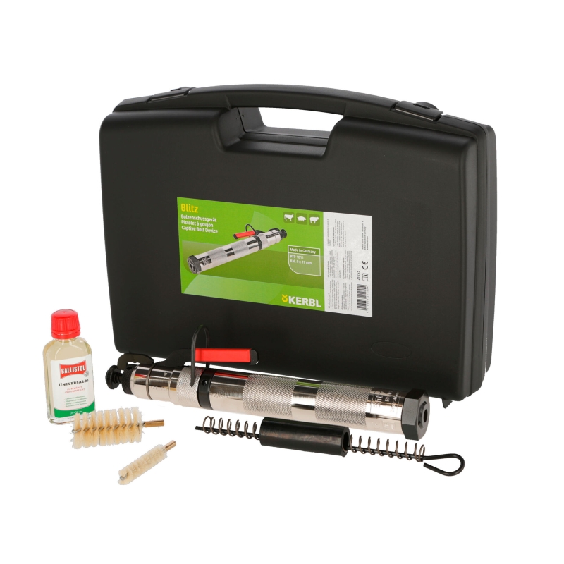 21255 - Appareil &agrave; euthanasier Blitz avec coffret d'accessoires - KERBL - Agrodieren.be - 21255