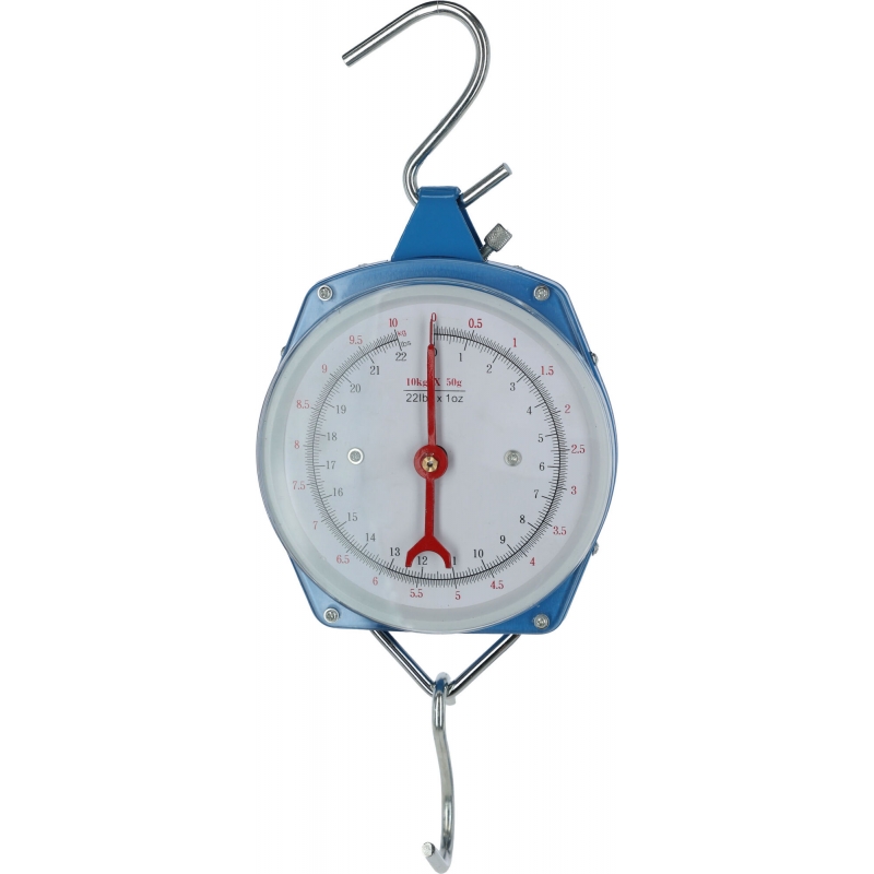 291410 - Wijzersnelweegschaal 10 kg kleur blauw - KERBL - Agrodieren.be - 291410