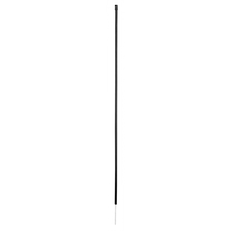 292282-5 - Reservepaal 106 cm enkele pen voor pluimveenet zwart - KERBL - Agrodieren.be - 292282-5