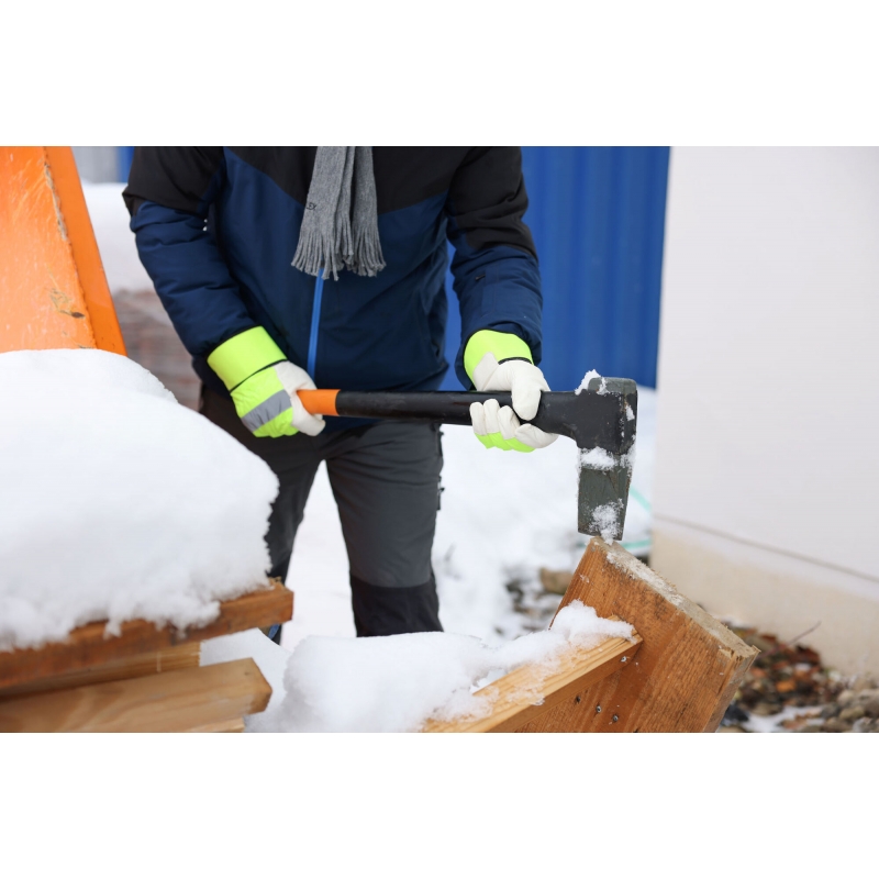 297947 - Gants d'hiver Neon Cuire de ch&egrave;vre, T. 9/L - KERBL - Agrodieren.be - 297947