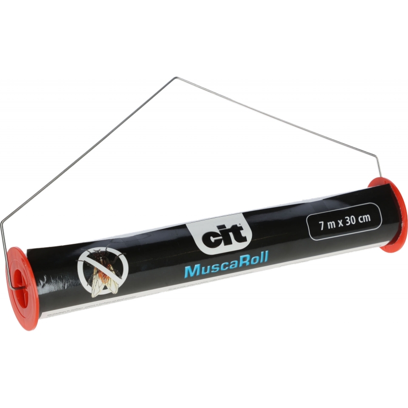 299907 - Cit vliegenrol MuscaRoll, metalen houder, 7 m x 30 cm - KERBL - Agrodieren.be - 299907