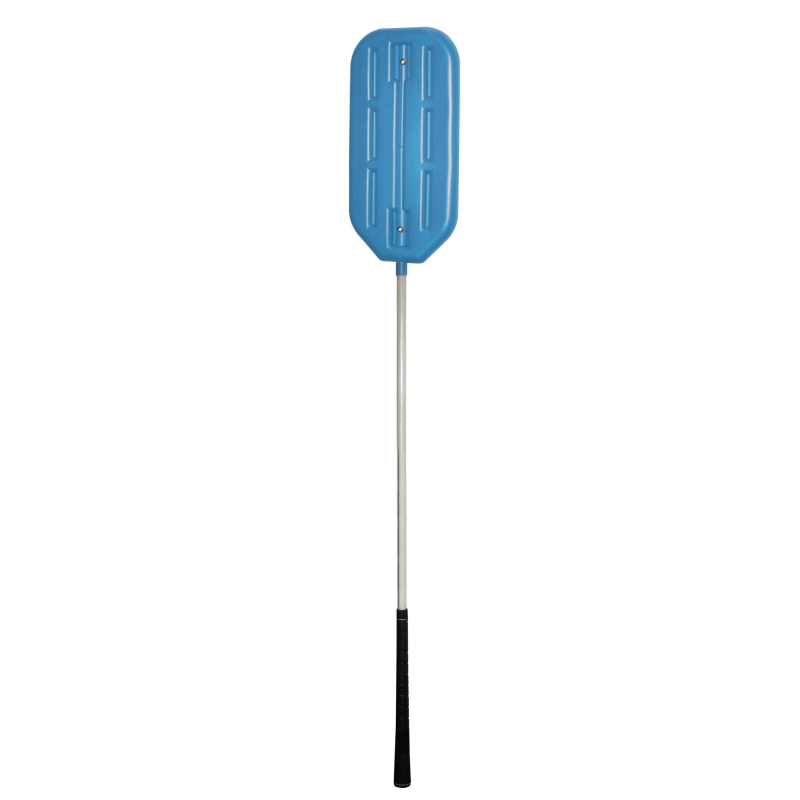 Varkensdrijfpagaai blauw,107cm incl. steel van glasvezel - 221461