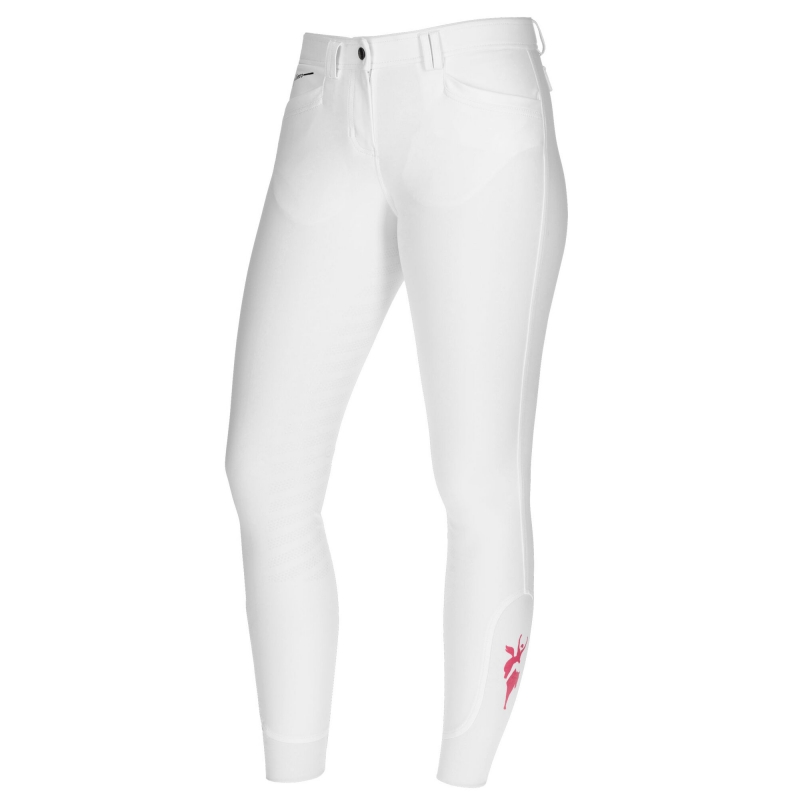 3228125 - Janne x PinkRibbon paardrijbr. Fullgrip, white pearl, maat 46 - KERBL - Agrodieren.be - 3228125