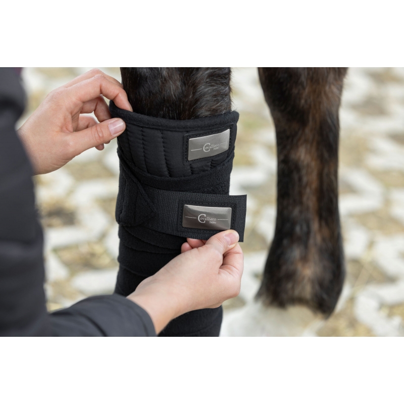 3228245 - Bandes polaire Cova-Tex 4&nbsp;pi&egrave;ces, noir - KERBL - Agrodieren.be - 3228245