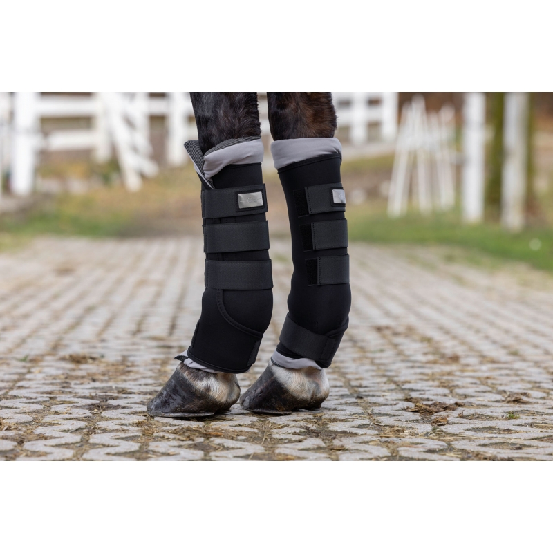 3228249 - Gu&ecirc;tres de prot. Cova-Tex petit cheval, par paire, noir - KERBL - Agrodieren.be - 3228249