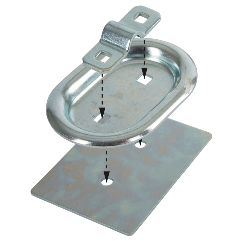37607-2 - Contreplaque pr 37603 127x127 mm, zingu&eacute;e, 2pcs - KERBL - Agrodieren.be - 37607-2