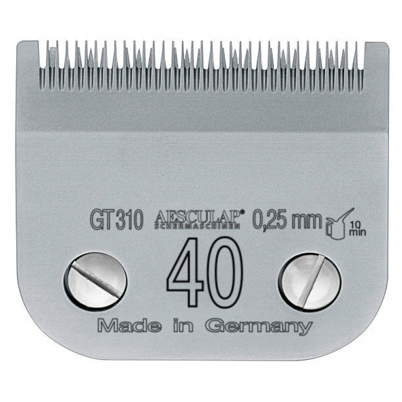 GT310 - T&ecirc;te de coupe Aesculap Snap On 0,25mm #40 - KERBL - Agrodieren.be - GT310