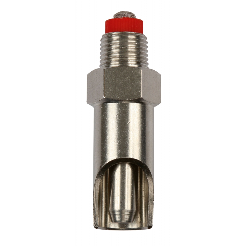 Bijtnippel rvs 3/4", met 1/2" aansluiting, 12 mm stift - 222551