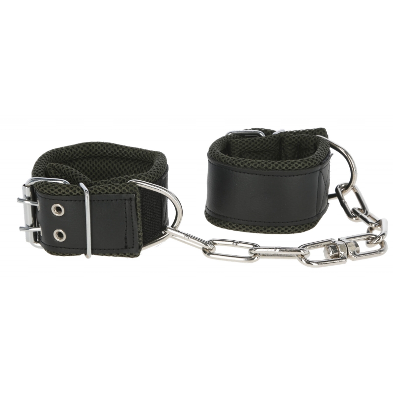 Enkelband kunststof incl. bekleding en ketting - 10284