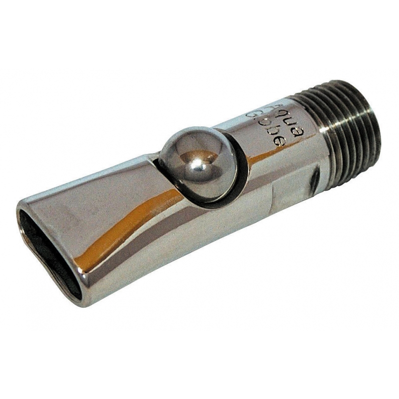 Kogelv. bijtnippel v. zeugen, rvs, 1/2", hogedr., verp. - 223210