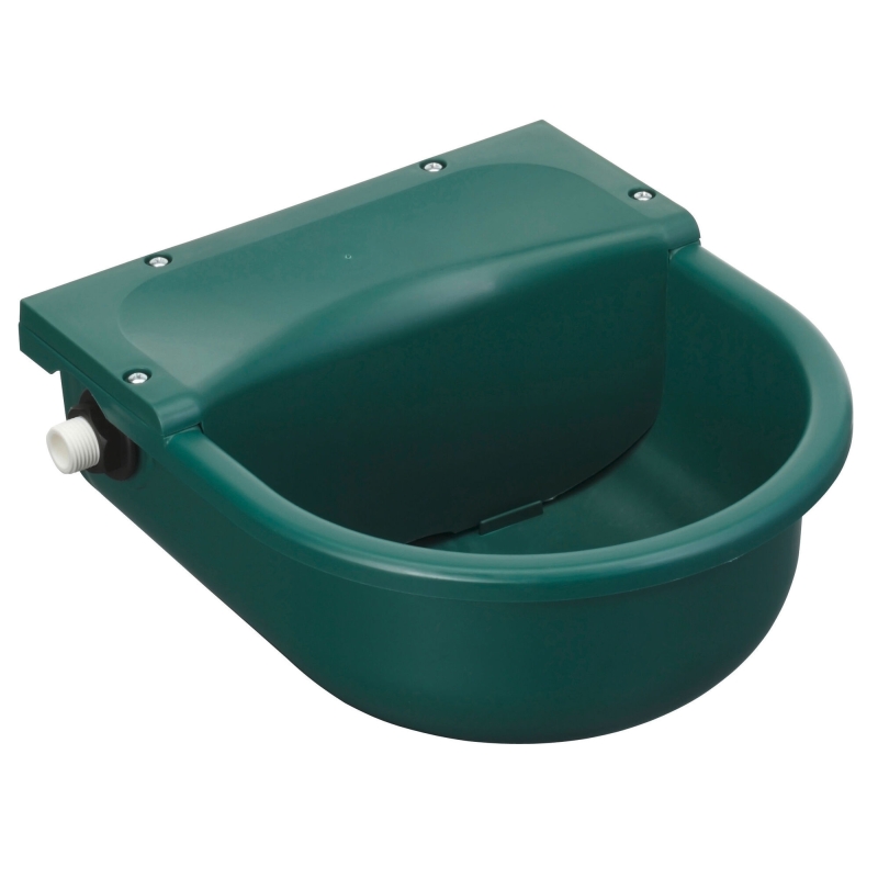 Vlotterdrinkbak groen van kunststof, 3 l - 22522