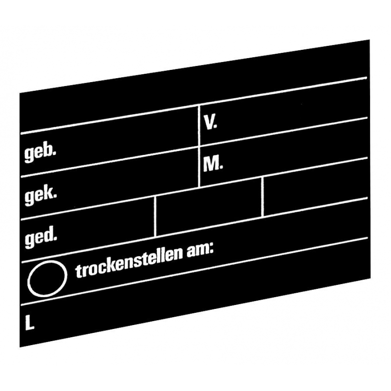 Stalbord groot 40 x 30 cm - 291