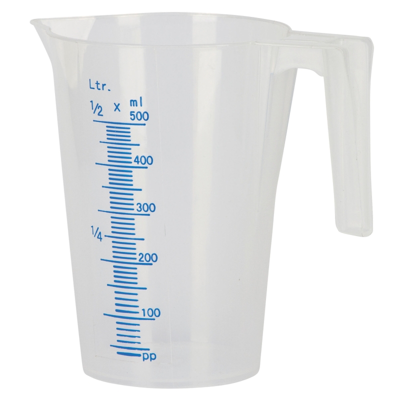 Mesureur 0,5 l plastique gradu&eacute; - 291194