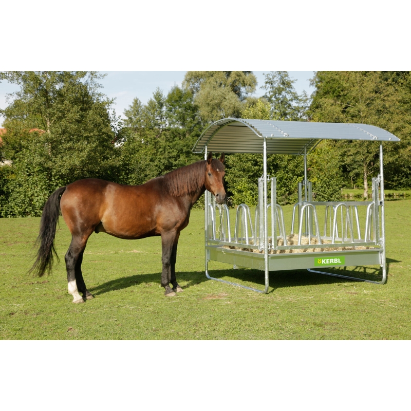 Ratelier carr&eacute; 12 places 2m x 2m - 291289