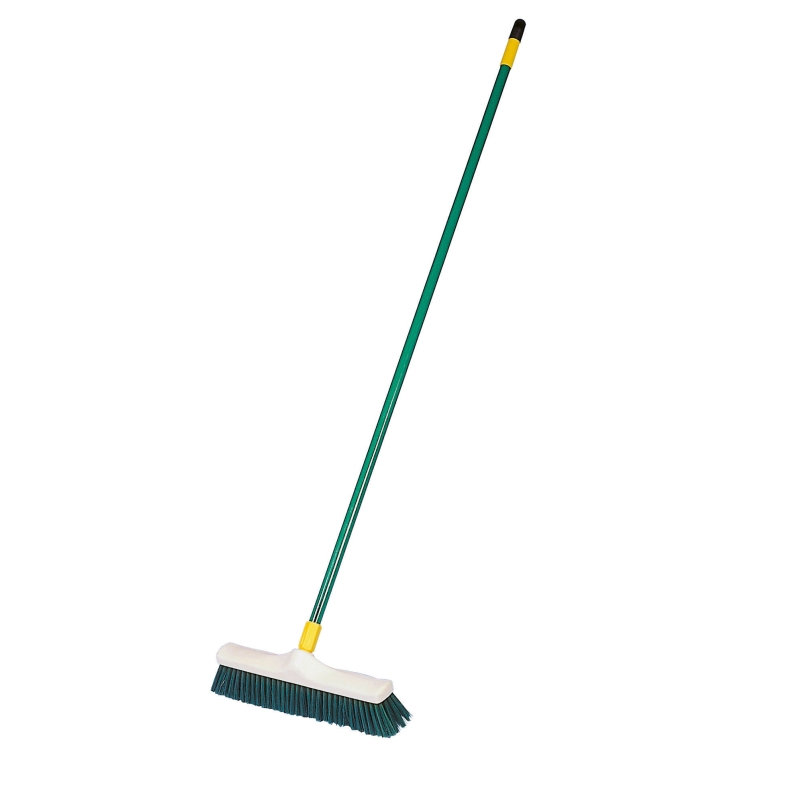 Tuinbezem, 40 cm, met lichte metalen steel - 29435