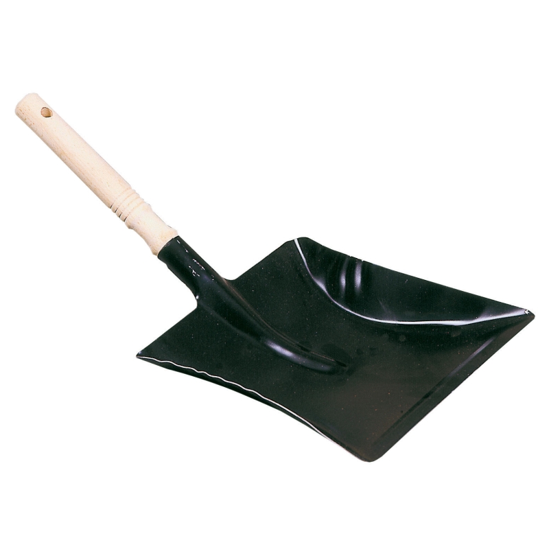 Veegblik zwart houten greep - 29480