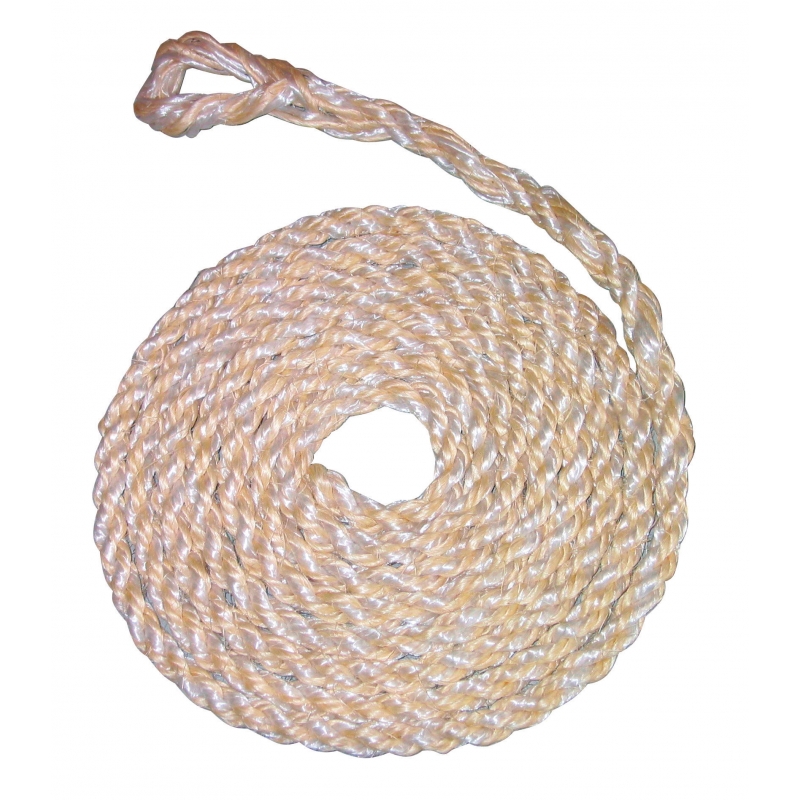 Stierenleidtouw 3,50m PP sisal kleine lus, 14mm diam. - 2955
