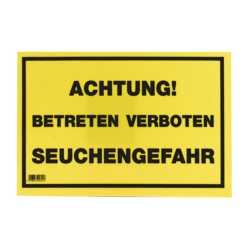 Panneaux d'avertissement danger de contamination - 29641