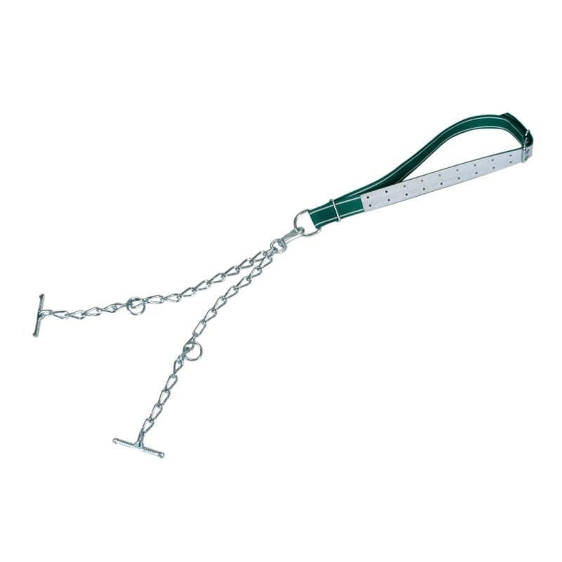 Attache taurillon cha&icirc;ne  + 2 anneaux - 12410
