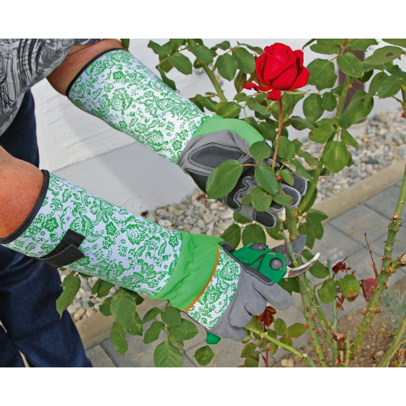 Rozenhandschoen maat 10/XL Rose Garden, lange manchet - 297534