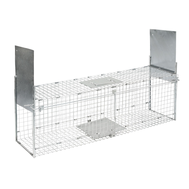 Pi&egrave;ge pliant &agrave; deux entr&eacute;es 100x26x32 cm - 299676