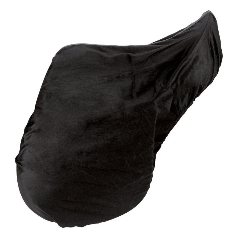 Housse de selle coton noire, pony - 321395