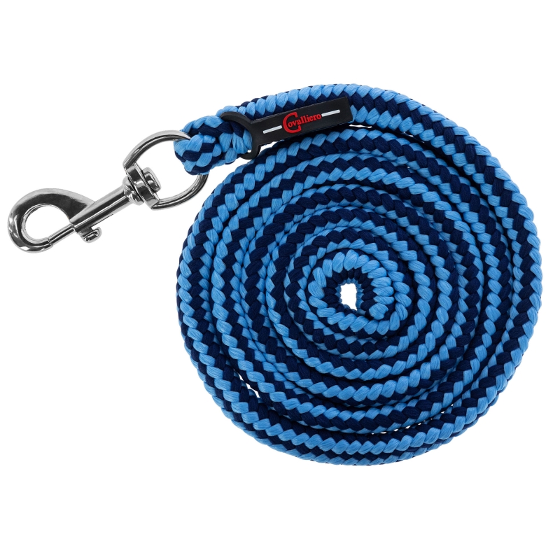 Leidlijn Hippo m. karabijnhaak - lichtblauw/donkerblauw - 321440