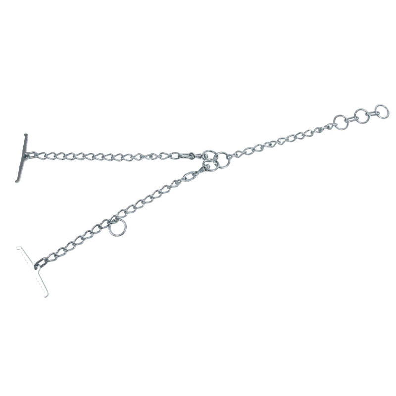 Cha&icirc;ne tyrolienne pour vache zingu&eacute;e 3mm - 12751