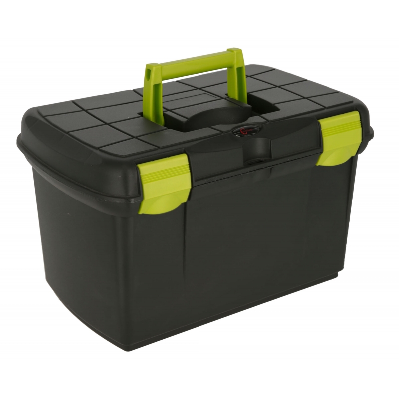 Coffre de pansage Arrezzo noir-pistache - 321747