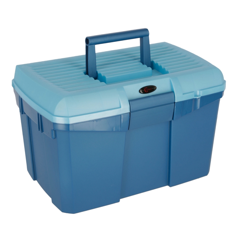 Coffre de pansage Siena marine-bleu clair - 321757