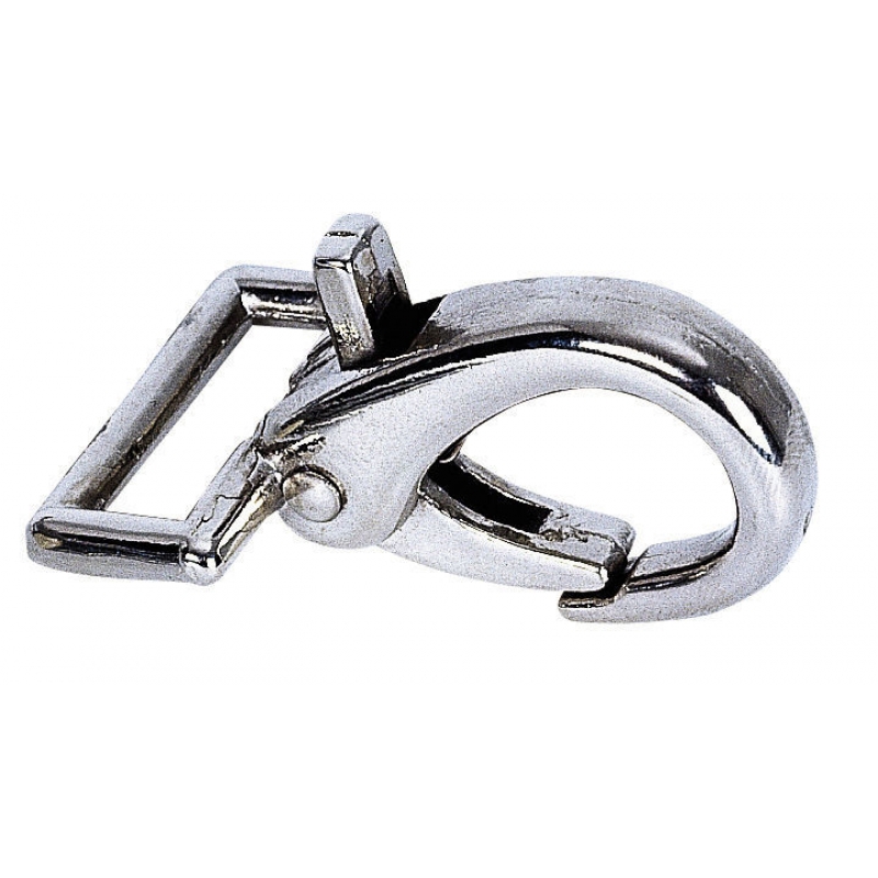 Mousqueton d'attache inox, pour longe - 32188-2
