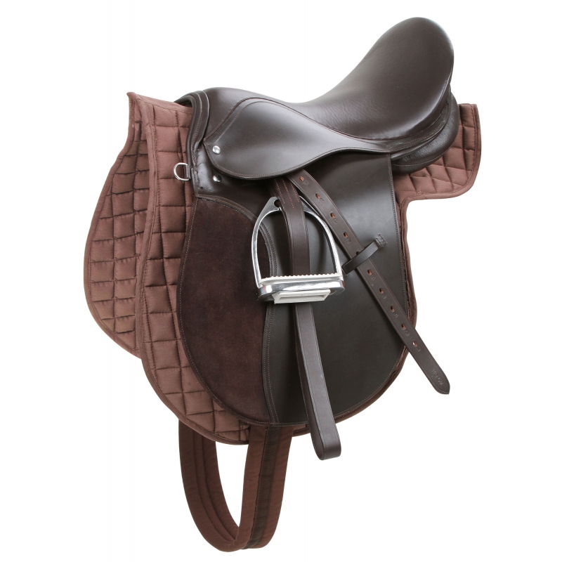 Kit de selle haflinger brun, 17,5'' - 32198