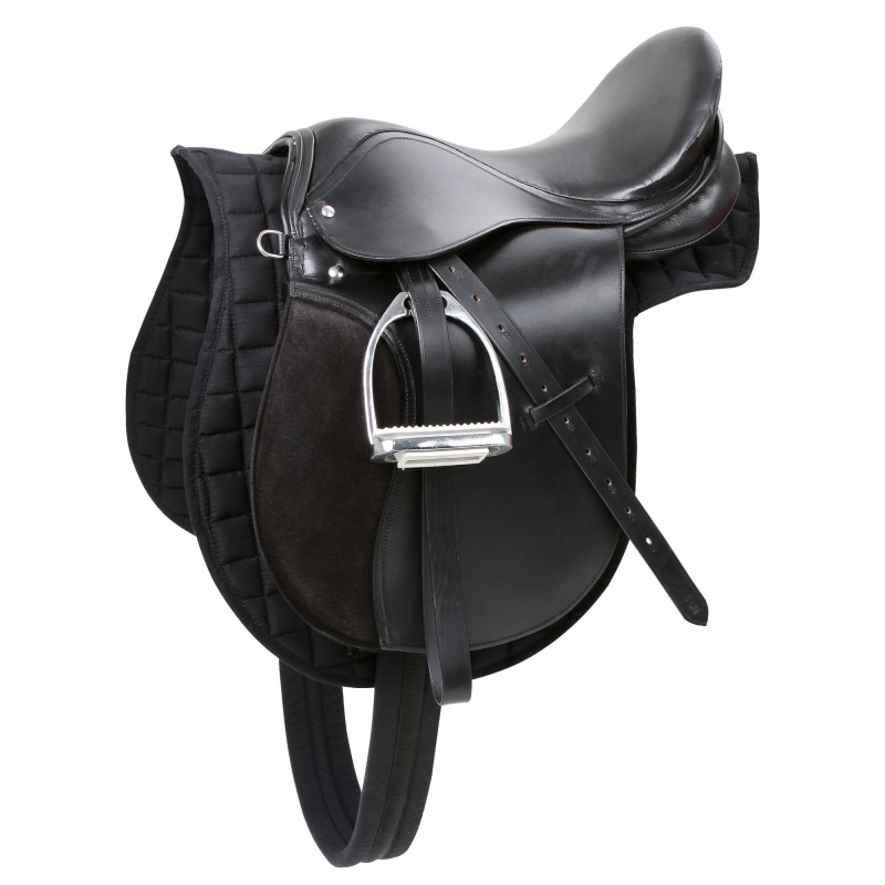 Kit de selle haflinger noir, 17,5'' - 32285
