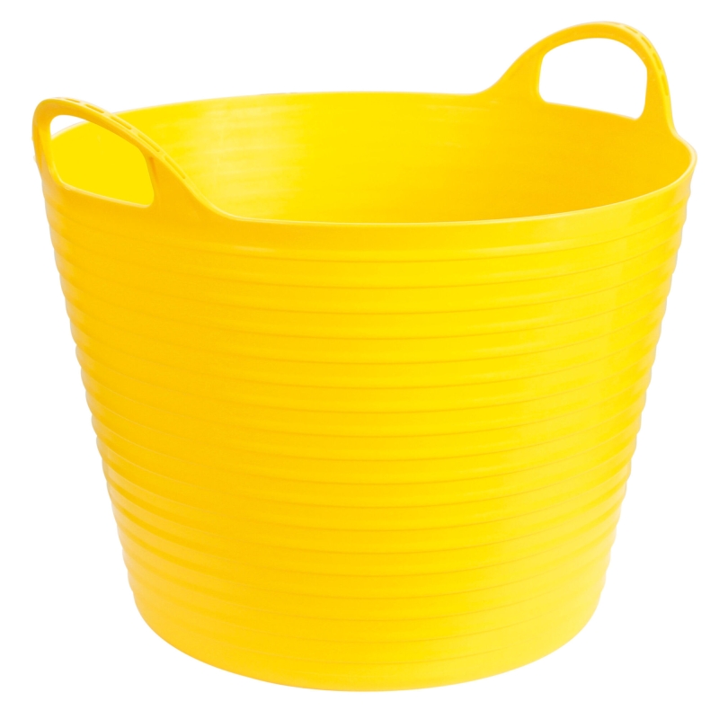 Flexibele trog FlexBag, ca. 28 l, geel - 323534