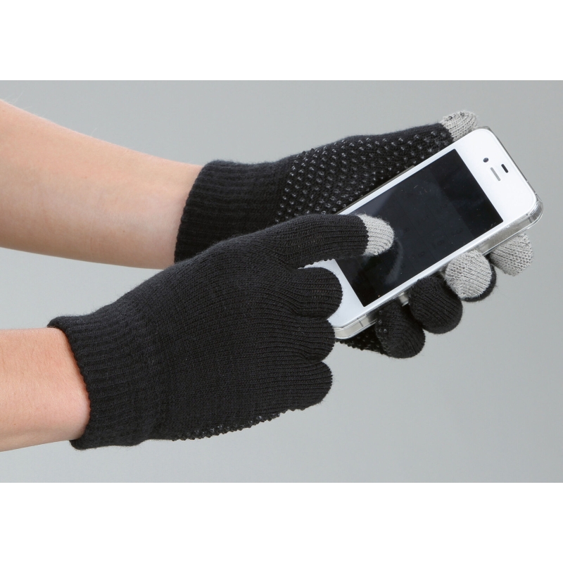Paardrijhandschoen MagicTouch zwart - 323845
