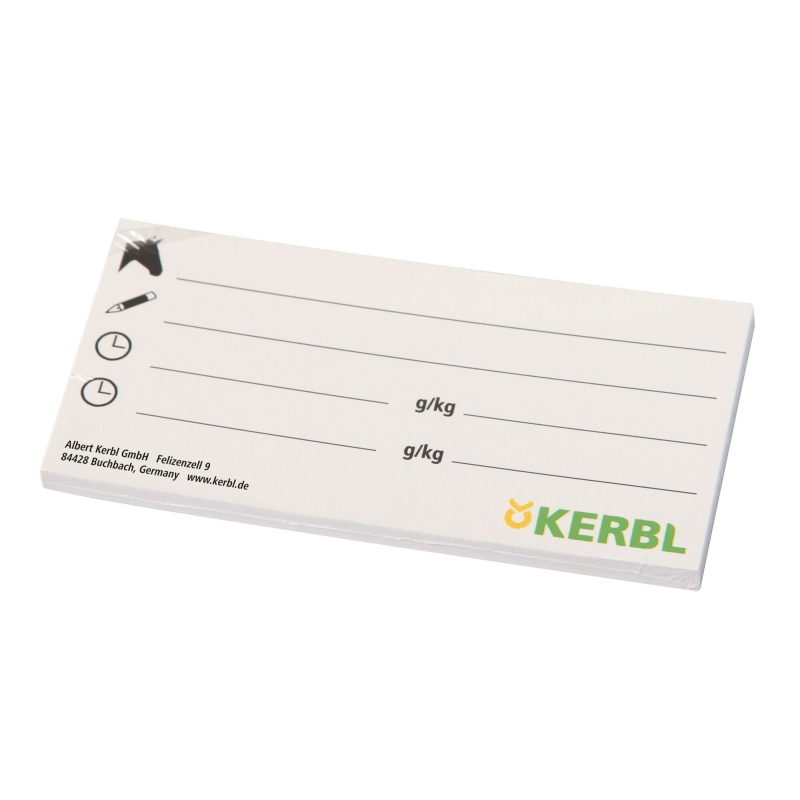 Labelkaarten voor emmerafdekking, 12x6 cm, 20 st - 324483