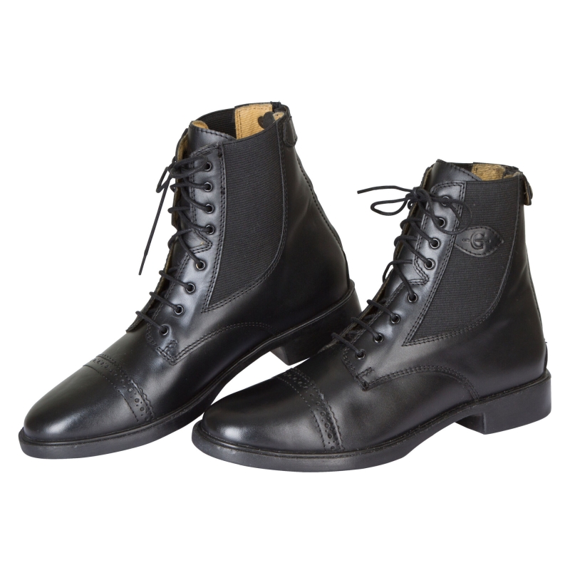 Botillons cuir Monaco noirs, T. 35 - 324565