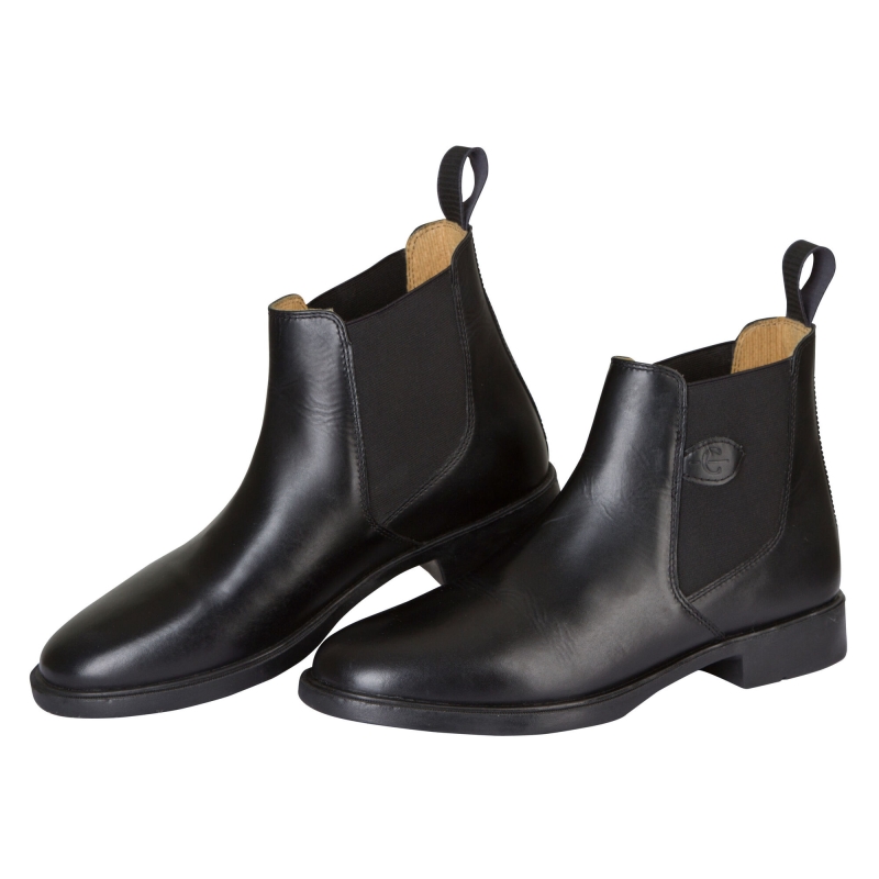 Lage paardrijlaars leder - Classic zwart, maat 35 - 324576