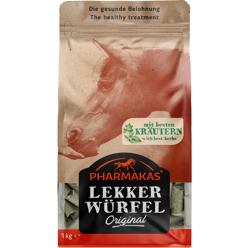 Friandises pour chevaux 1kg, herbes - 32571