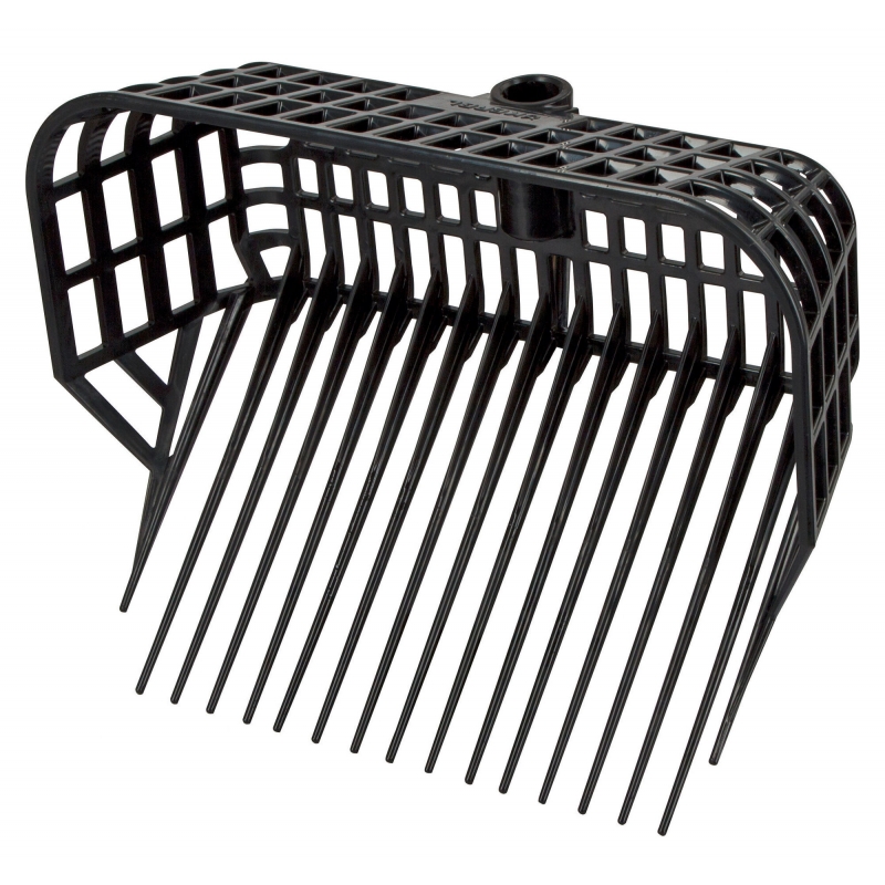 Fourche &agrave; copeaux Maxi sans manche, noire - 326056