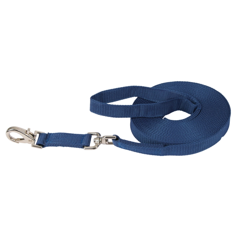 Longe de travail 7,50m avec virolle, bleu - 326057