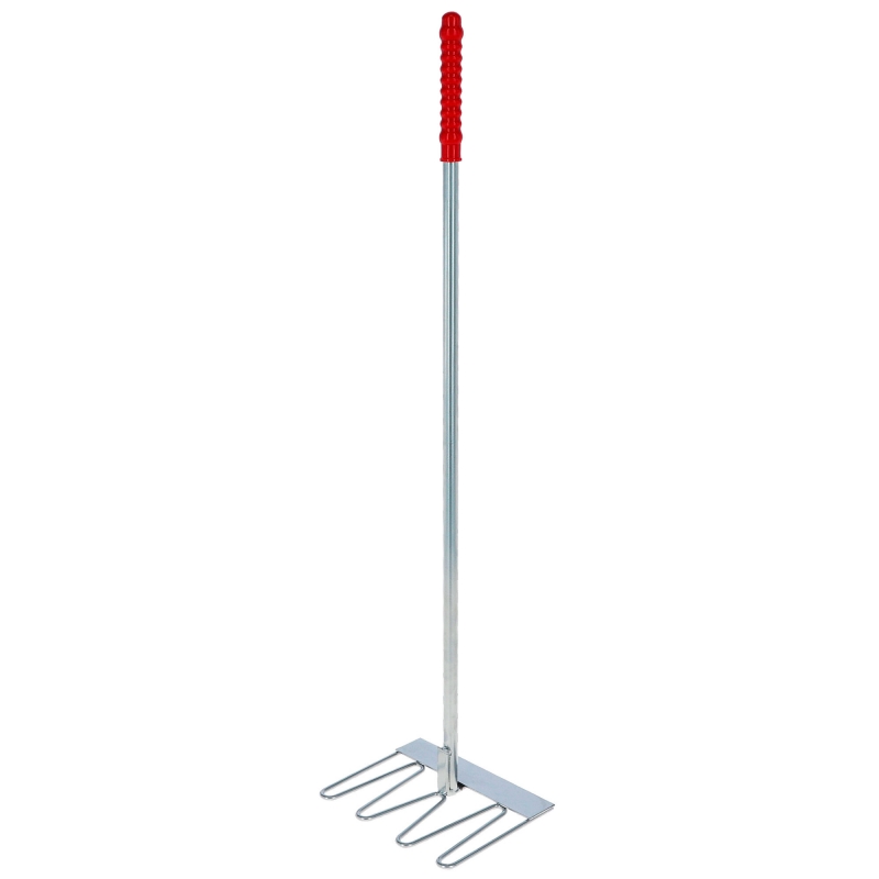 R&acirc;teau seul  pour valet 75cm, poign&eacute;e rouge - 32812